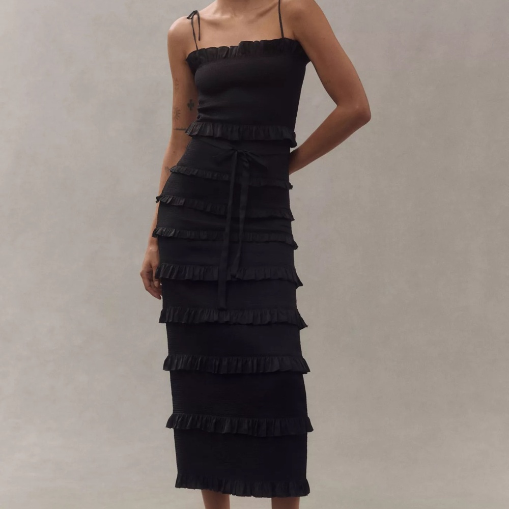 V. Chapman The Lily Dress in Black